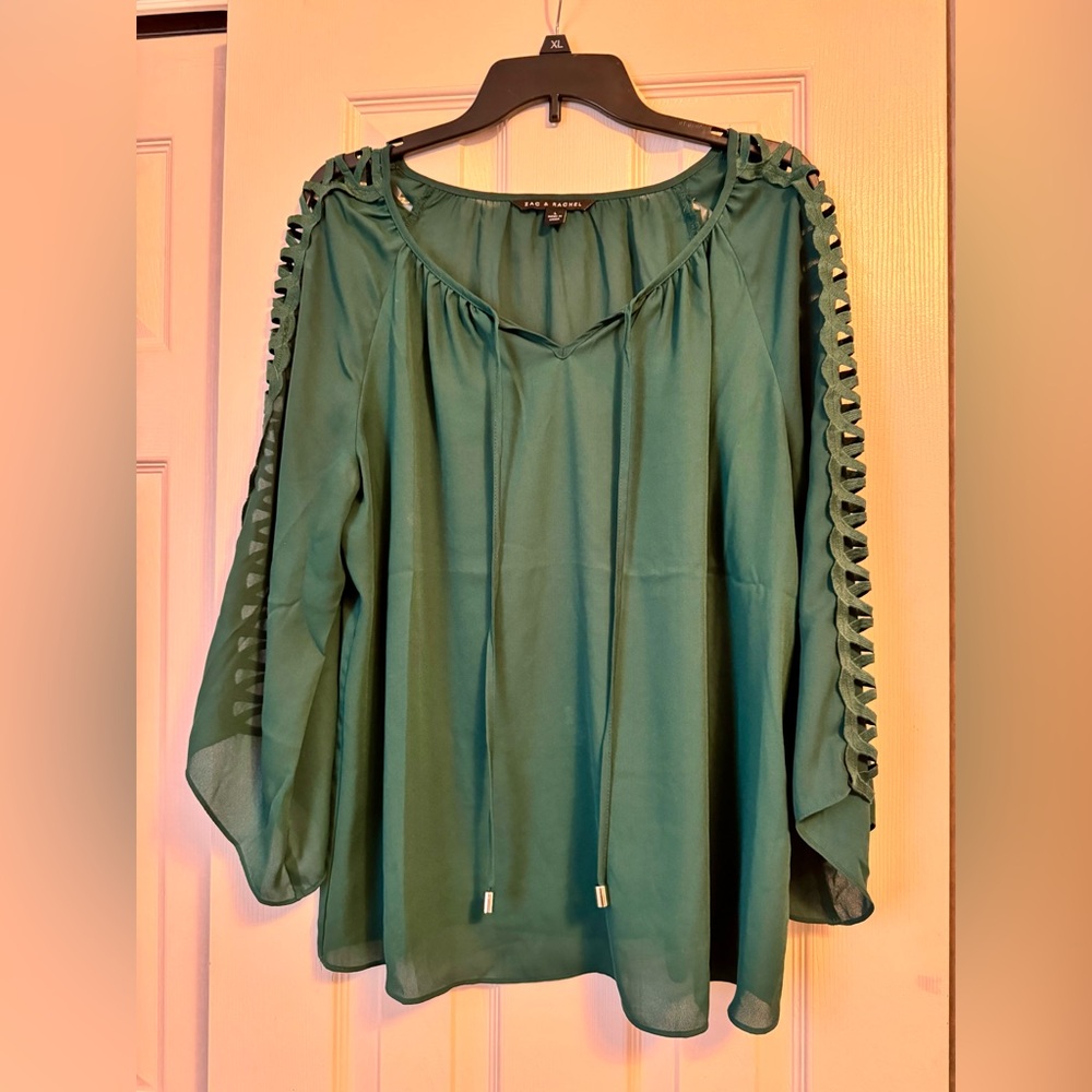 Zac and Rachel Juniors Sheer Blouse